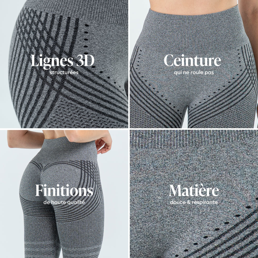 Legging 3D | Gris - Image 10
