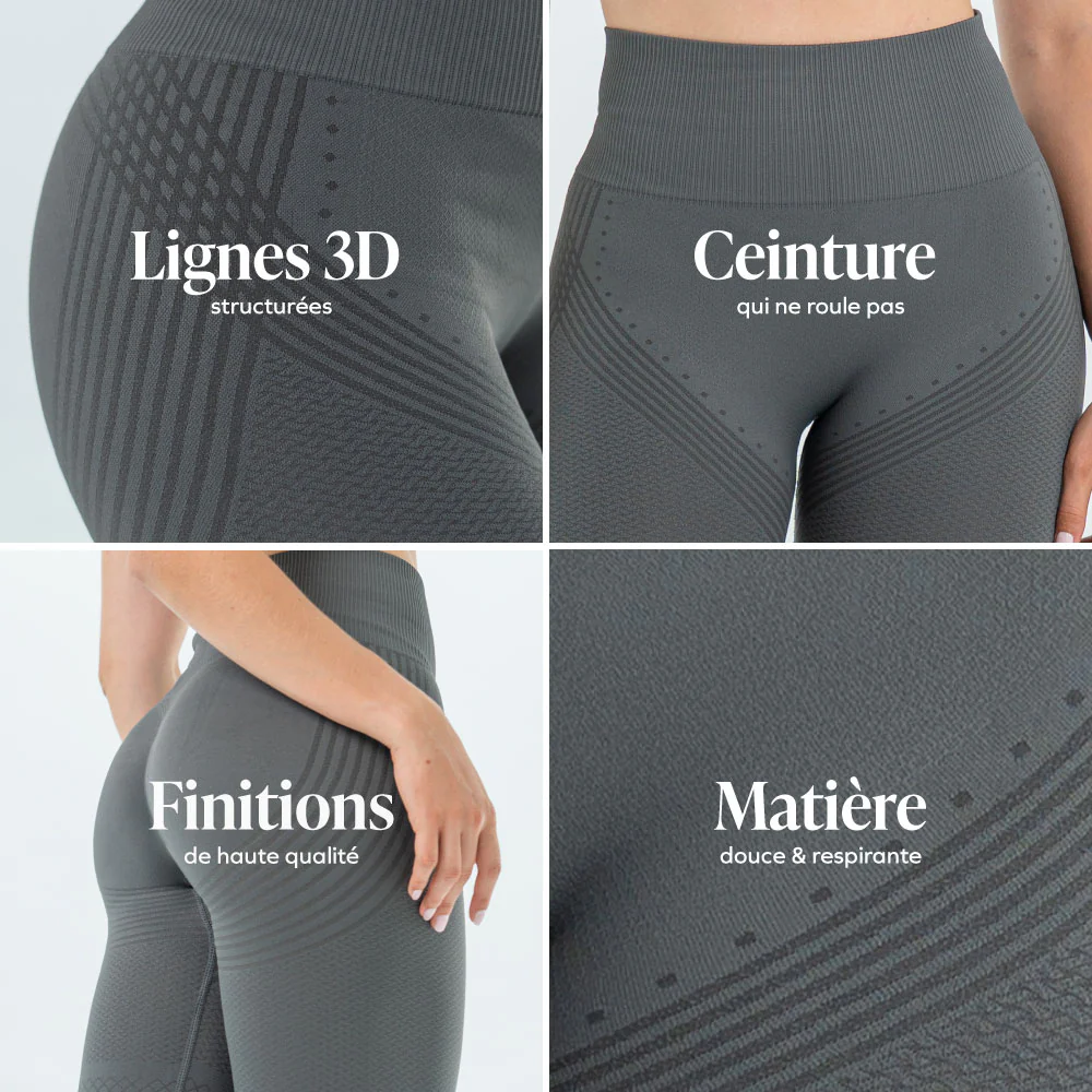 Legging 3D | Gris Foncé - Image 10
