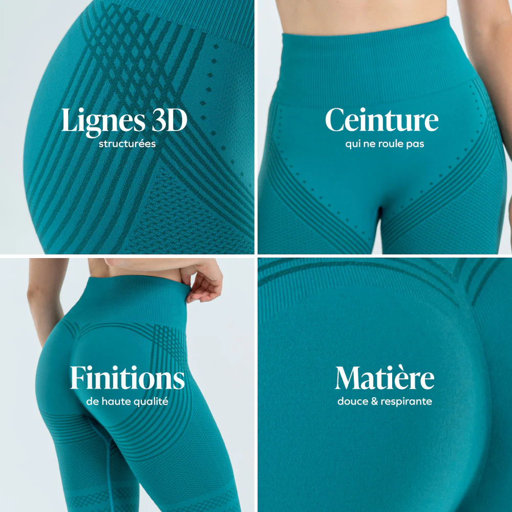 Legging 3D | Vert Paon - Image 10