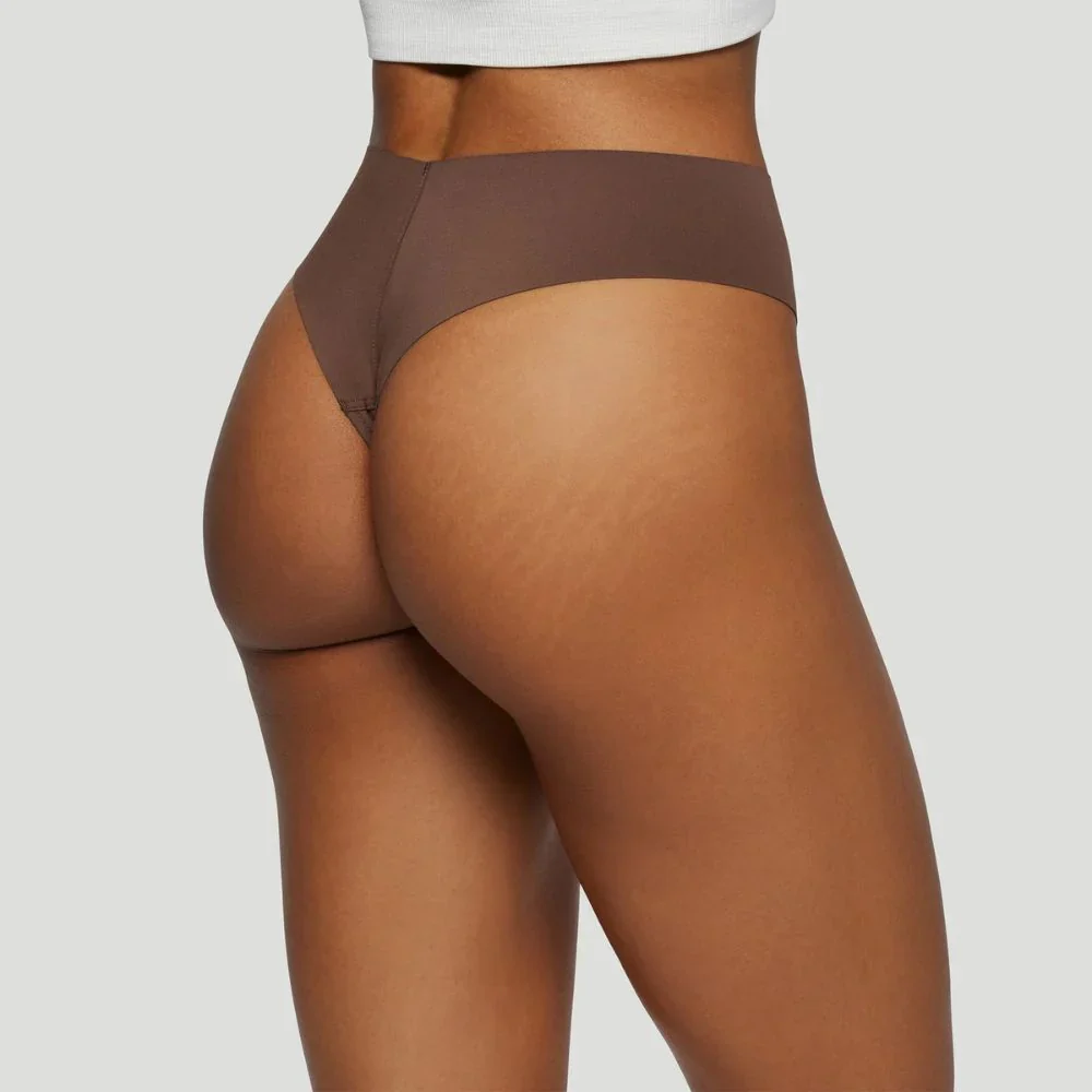 Tanga taille haute marron (Lot de 3) - Image 6