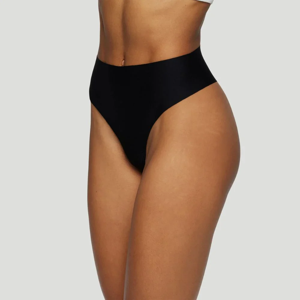 Tanga taille haute noir (Lot de 3) - Image 6